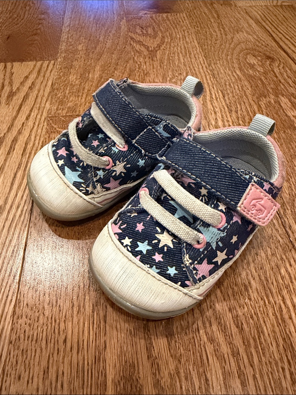 See Kai Run Stevie Mini Navy & Star First Walkers Toddler Size 5